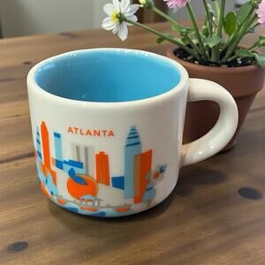 Starbucks 2015 Atlanta Been There 2oz Ornament Mug Euc NOT FULL SIZE